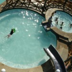 Ranrich Beach Resort Pool Topview