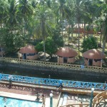 Ranrich Beach Resort Pool Topview for cottages